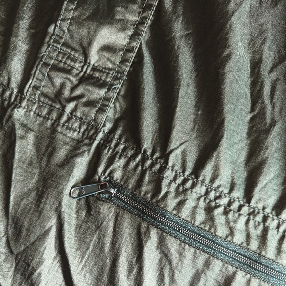1980~90's Eddie Bauer Nylon Half-Zip Pullover "packable" - XL - Picture 6 of 9